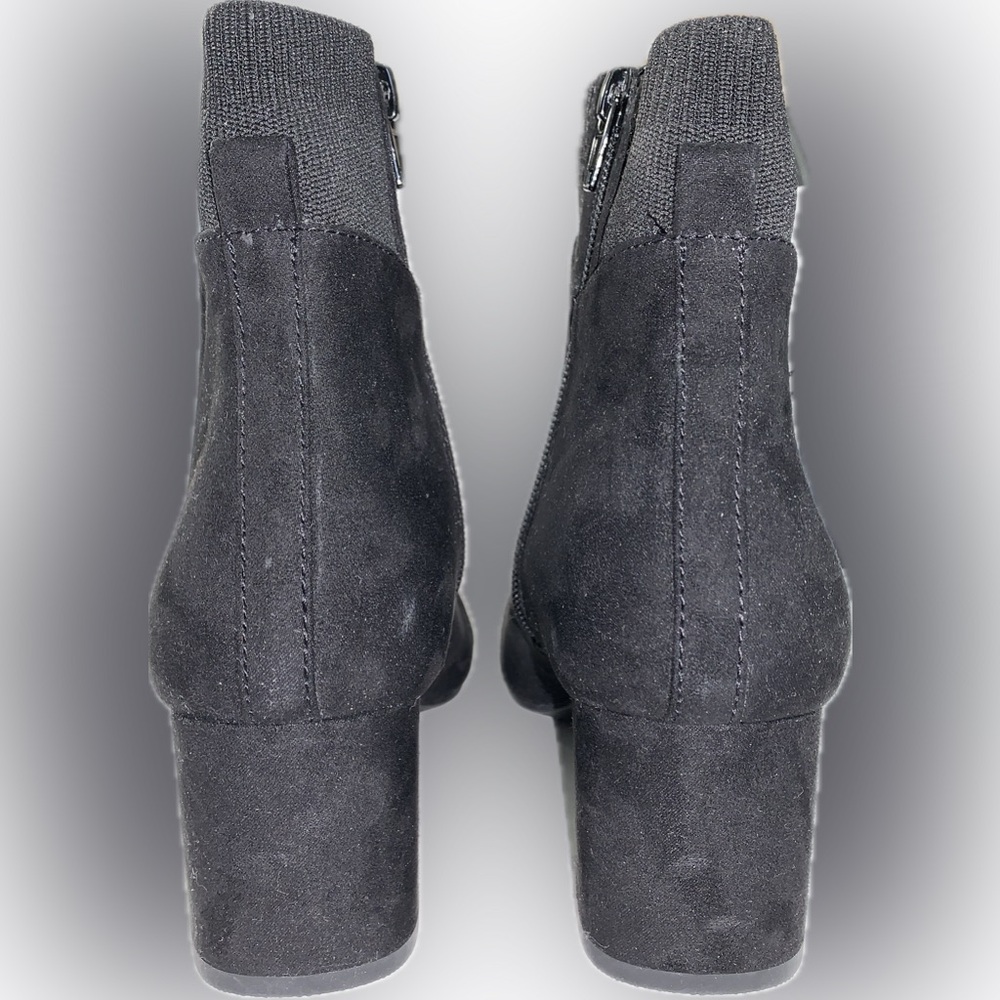 Faux suede ankle boots - Picture 2 of 6